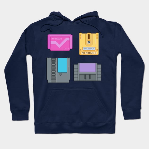 8-Bit Family Hoodie by JMADISON